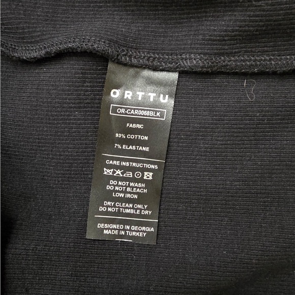 ORTTU Black Cardigan with White Accents - Picture 5 of 6